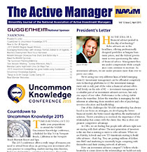 Editor of the NAAIM bi-monthly newsletter